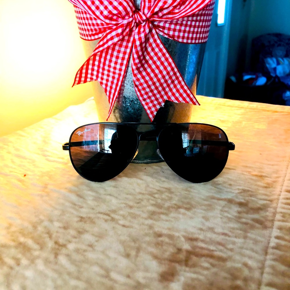 New All Black Aviators.